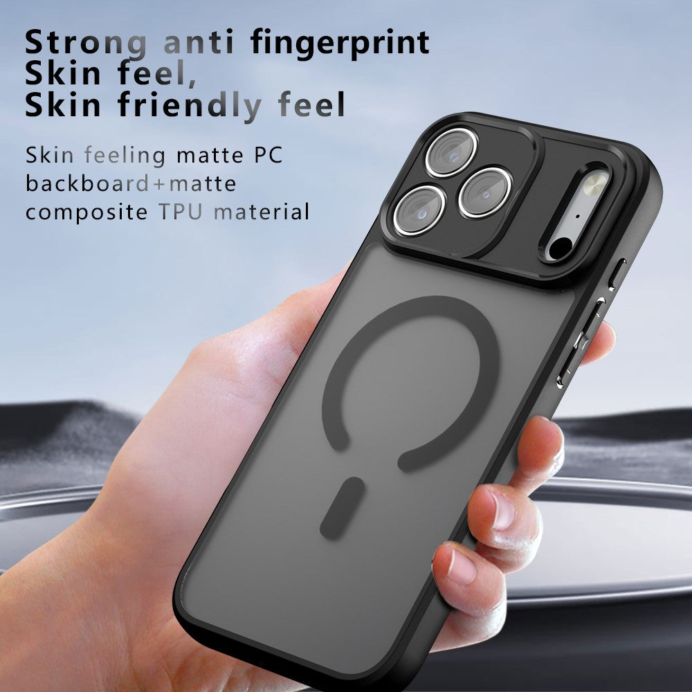 Til iPhone 18 Pro Max / 17 Pro Max cover kompatibel med MagSafe TPU + PC Hybrid Matte Finish telefoncover