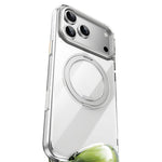 For iPhone 18 Pro Max / 17 Pro Max Magnetic Case Rotating Gear Pivot Kickstand PC + TPU Phone Back Cover
