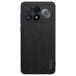 For Xiaomi Redmi K100 Pro Max 5G (China) Case Wood Texture PU Leather Coated PC TPU Phone Cover