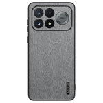 For Xiaomi Redmi K100 Pro Max 5G (China) Case Wood Texture PU Leather Coated PC TPU Phone Cover