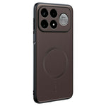 For Xiaomi Redmi K100 Pro Max 5G Magnetic Case Leather Coated TPU + PC Phone Cover