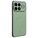 For Xiaomi Redmi K100 Pro Max 5G Magnetic Case Leather Coated TPU + PC Phone Cover