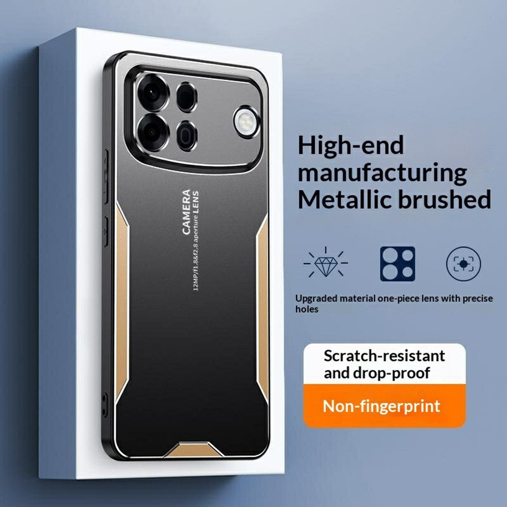 For Oppo A7 Pro Max 5G Phone Case Aluminium Alloy TPU PC Back Cover