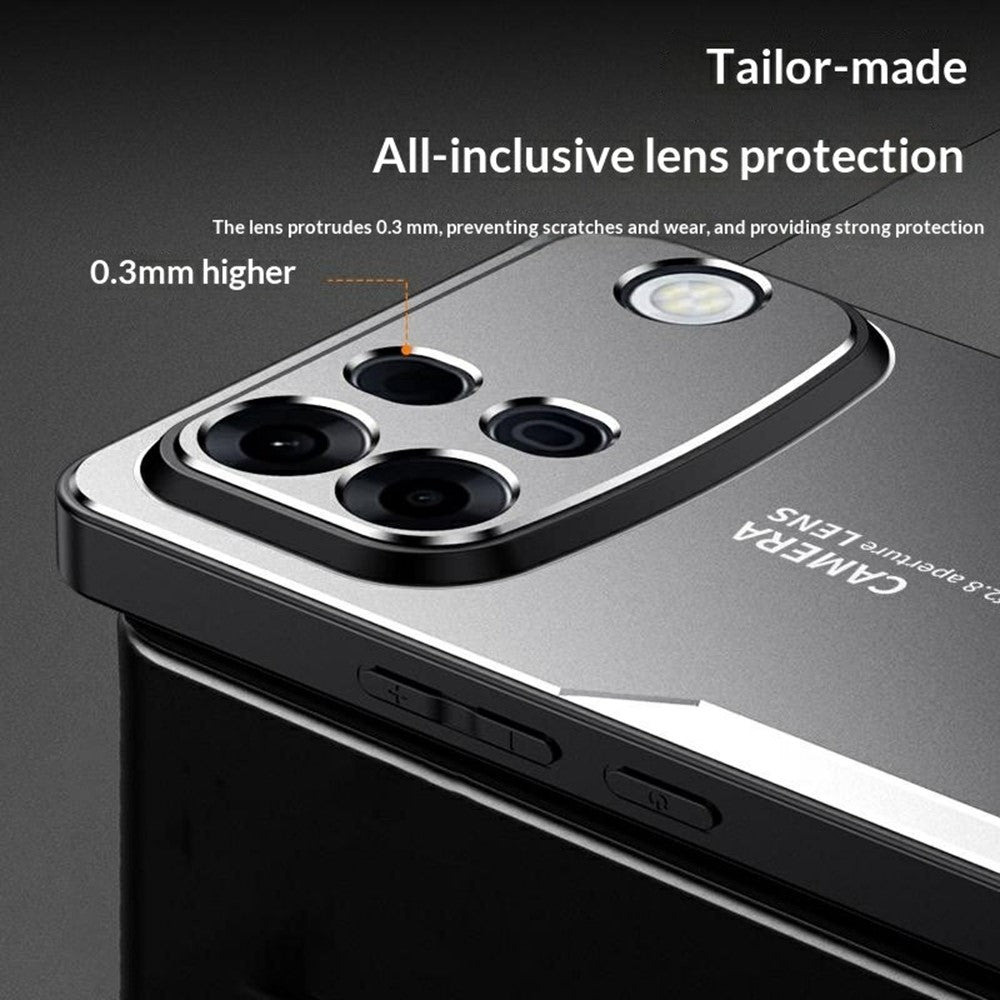 For Oppo A7 Pro Max 5G Phone Case Aluminium Alloy TPU PC Back Cover