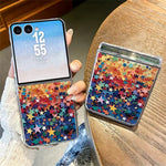 For Samsung Galaxy Z Flip8 Case Aesthetic Pattern Slim PC Shockproof Phone Cover