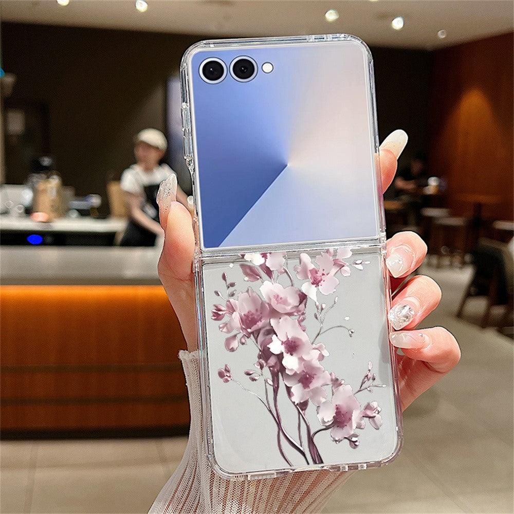 For Samsung Galaxy Z Flip8 Case Aesthetic Pattern Slim PC Shockproof Phone Cover