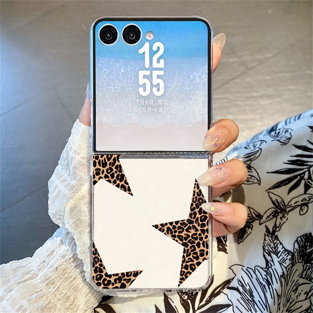 For Samsung Galaxy Z Flip8 Case Aesthetic Pattern Slim PC Shockproof Phone Cover
