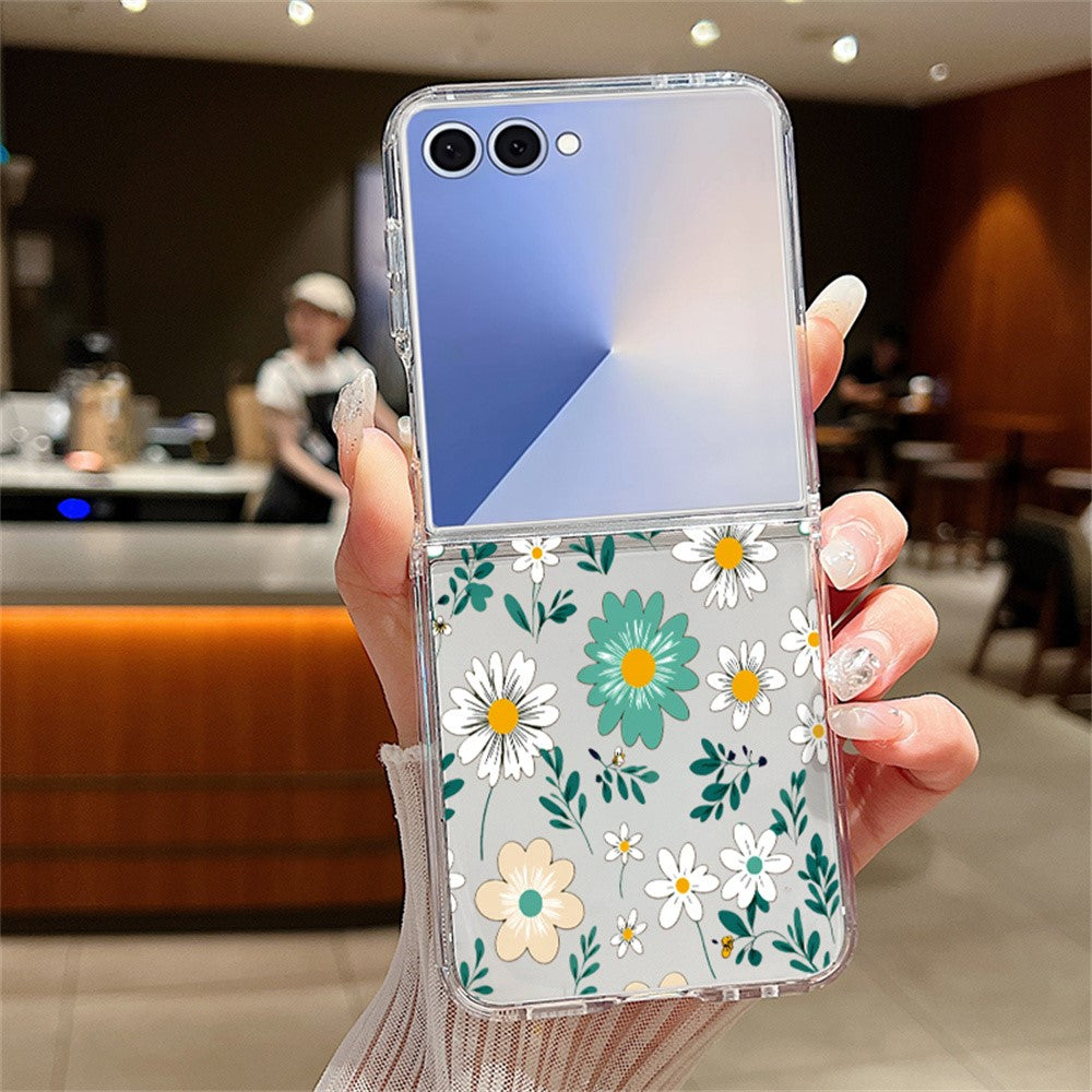 For Samsung Galaxy Z Flip7 5G Case Aesthetic Pattern Slim PC Shockproof Phone Cover