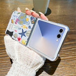 For Samsung Galaxy Z Flip7 5G Case Marine Life Pattern Slim Anti-Scratch Hard PC Back Cover