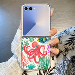 For Samsung Galaxy Z Flip7 5G Case Marine Life Pattern Slim Anti-Scratch Hard PC Back Cover