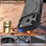 iPhone 18 Pro Max / 17 Pro Max Magnetiskt Skal PC/TPU - Svart