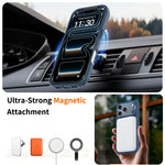 iPhone 18 Pro Max / 17 Pro Max Magnetiskt Skal PC/TPU - Safirblå