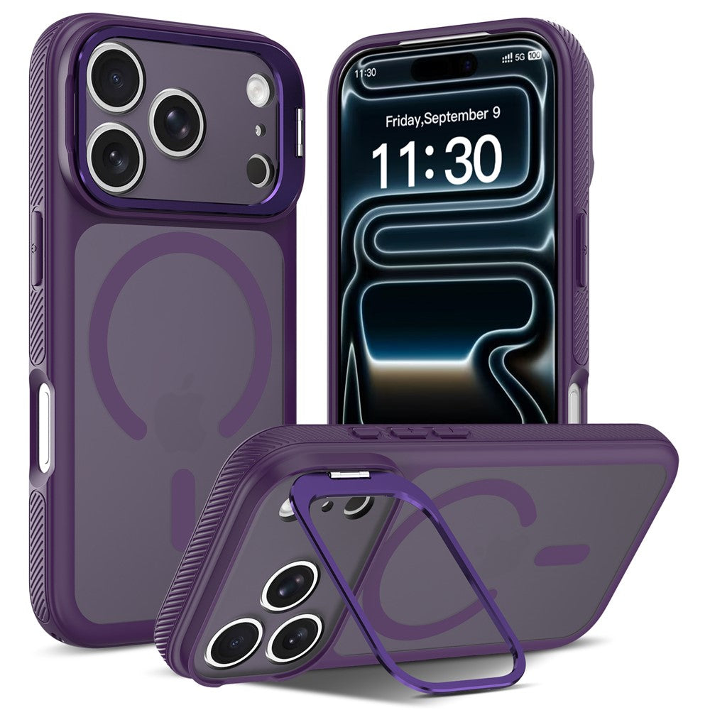 iPhone 18 Pro Max / 17 Pro Max Magnetiskt Skal PC/TPU - Lila