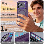 iPhone 18 Pro / 17 Pro Magnetiskt Skal PC/TPU - Lila