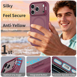 iPhone 18 Pro / 17 Pro Magnetiskt Skal PC/TPU - Körsbärsröd