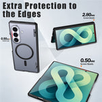 For Samsung Galaxy Z Fold8 Ultra / Z Fold7 5G Magnetic Case Spring Hinge Anti Drop Matte PC + TPU Phone Cover