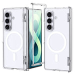 For Samsung Galaxy Z Fold8 Ultra / Z Fold7 5G Magnetic Case Spring Hinge Anti-Drop Matte PC + TPU Phone Cover