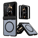 For Samsung Galaxy Z Flip8 / Z Flip7 5G Magnetic Case Spring Hinge Anti Drop Matte PC + TPU Phone Cover