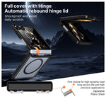 For Samsung Galaxy Z Flip8 / Z Flip7 5G Magnetic Case Spring Hinge Anti-Drop Matte PC + TPU Phone Cover