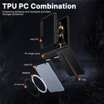For Samsung Galaxy Z Flip8 / Z Flip7 5G Magnetic Case Spring Hinge Anti-Drop Matte PC + TPU Phone Cover