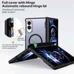 Til Samsung Galaxy Z Fold8 Magnetisk Etui Fjederhængsel Anti-fald Mat PC + TPU Telefoncover