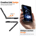 Til Samsung Galaxy Z Fold8 Magnetisk Etui Fjederhængsel Anti-fald Mat PC + TPU Telefoncover