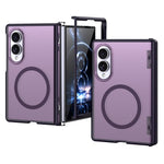 Til Samsung Galaxy Z Fold8 Magnetisk Etui Fjederhængsel Anti-fald Mat PC + TPU Telefoncover