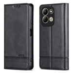 AZNS For Xiaomi Redmi 17 4G / Redmi 17 5G Case Cowhide Texture PU Leather Wallet Phone Cover