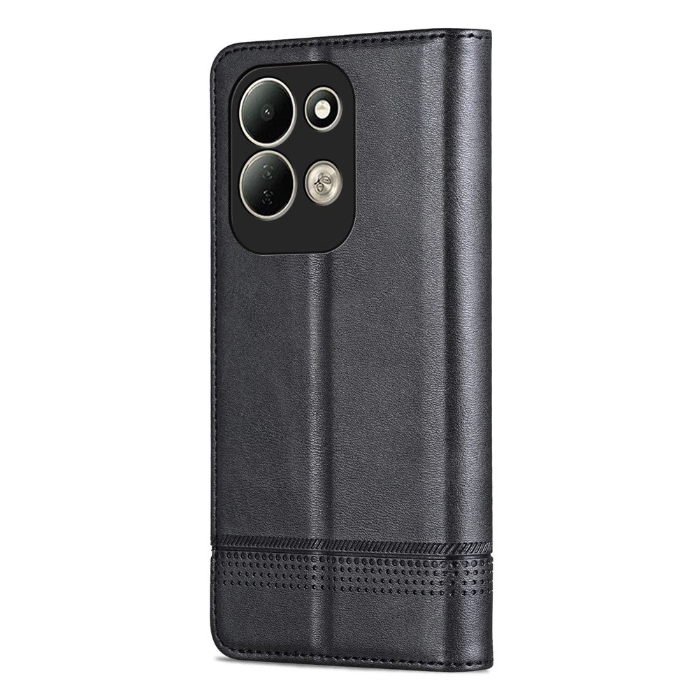AZNS For Xiaomi Redmi 17 4G / Redmi 17 5G Case Cowhide Texture PU Leather Wallet Phone Cover