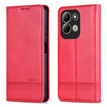 AZNS For Xiaomi Redmi 17 4G / Redmi 17 5G Case Cowhide Texture PU Leather Wallet Phone Cover
