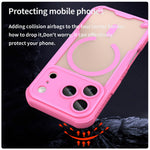 For iPhone 18 Pro Max  /  17 Pro Max Magnetic Case TPU + PC Phone Back Cover