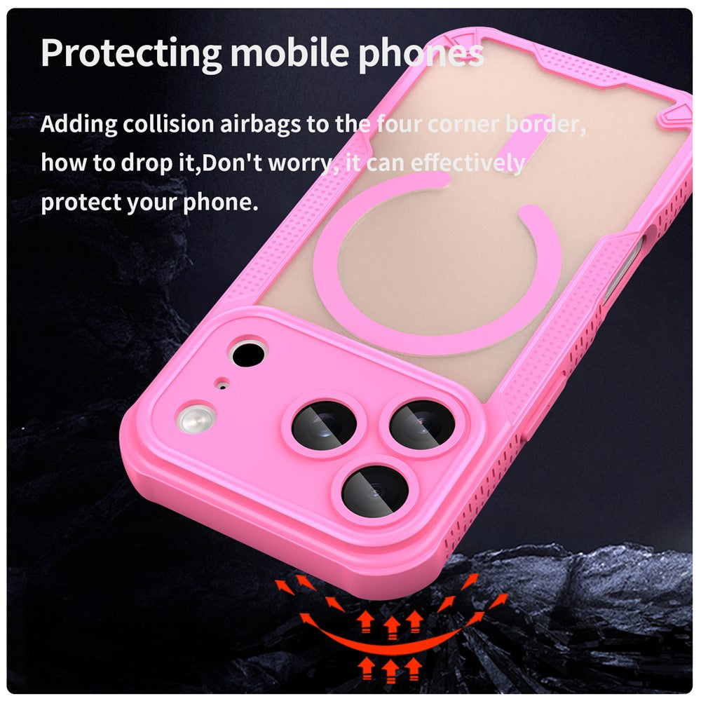 For iPhone 18 Pro Max  /  17 Pro Max Magnetic Case TPU + PC Phone Back Cover