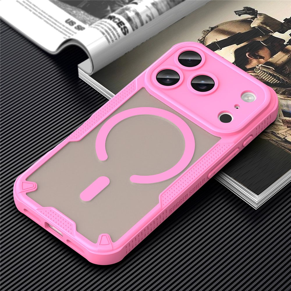 For iPhone 18 Pro Max  /  17 Pro Max Magnetic Case TPU + PC Phone Back Cover