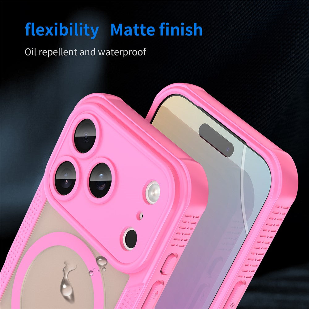 For iPhone 18 Pro Max  /  17 Pro Max Magnetic Case TPU + PC Phone Back Cover