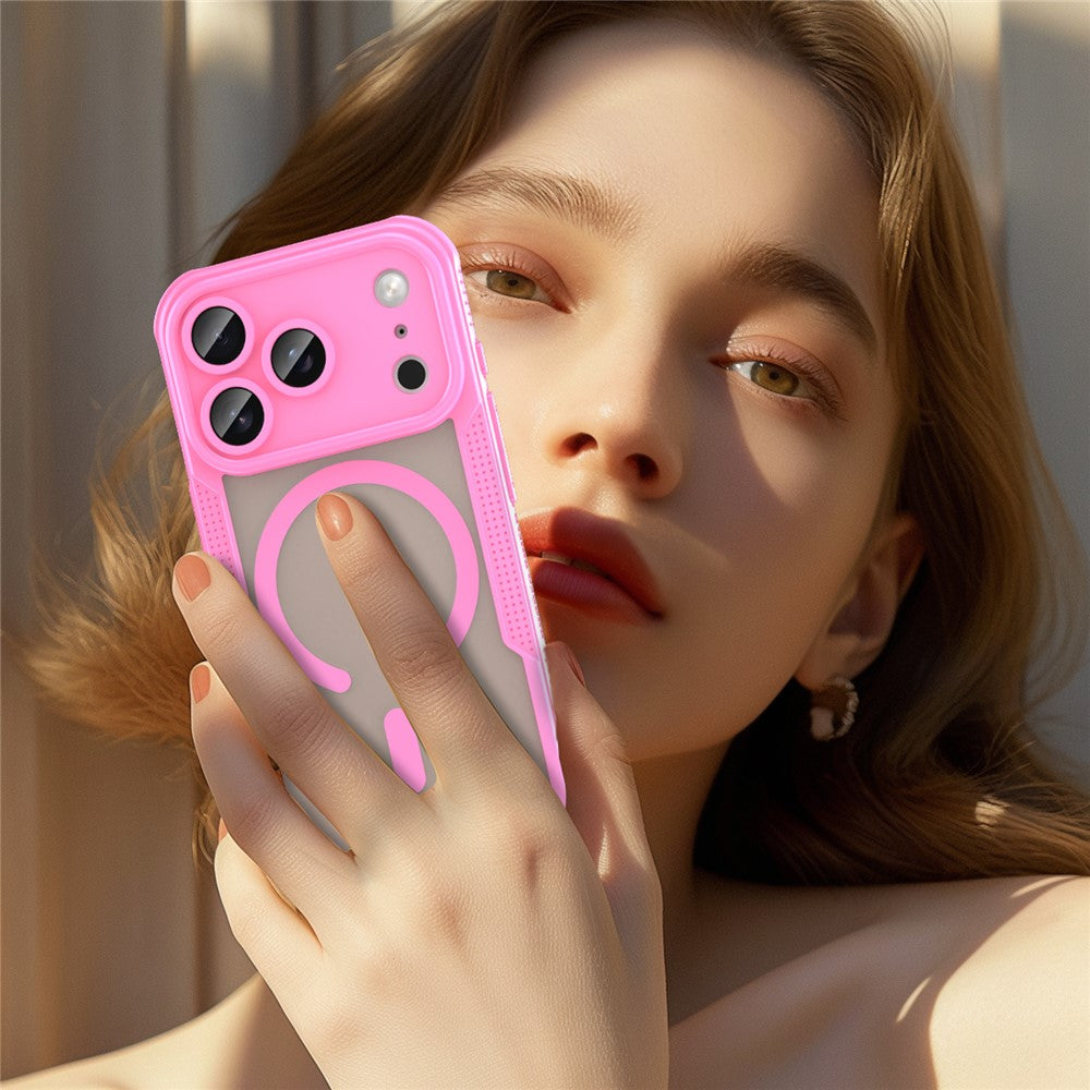 For iPhone 18 Pro Max  /  17 Pro Max Magnetic Case TPU + PC Phone Back Cover