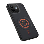 WANLONFENG for Xiaomi Redmi Note 17 Pro 5G KJB Series Magnetic Case Tech Fabric Texture PC+TPU Shockproof Phone Cover