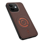 WANLONFENG for Xiaomi Redmi Note 17 Pro 5G KJB Series Magnetic Case Tech Fabric Texture PC+TPU Shockproof Phone Cover