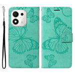 For Honor 600 Smart 5G / Honor X7e Plus 5G Wallet Case Floral Butterfly Imprinted Leather Phone Cover Stand