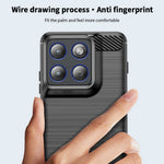 MOFI for Lenovo Legion Y70 (2026) / Motorola Edge 70 Max 5G Back Cover  Brushed Texture Carbon Fiber Soft TPU Case