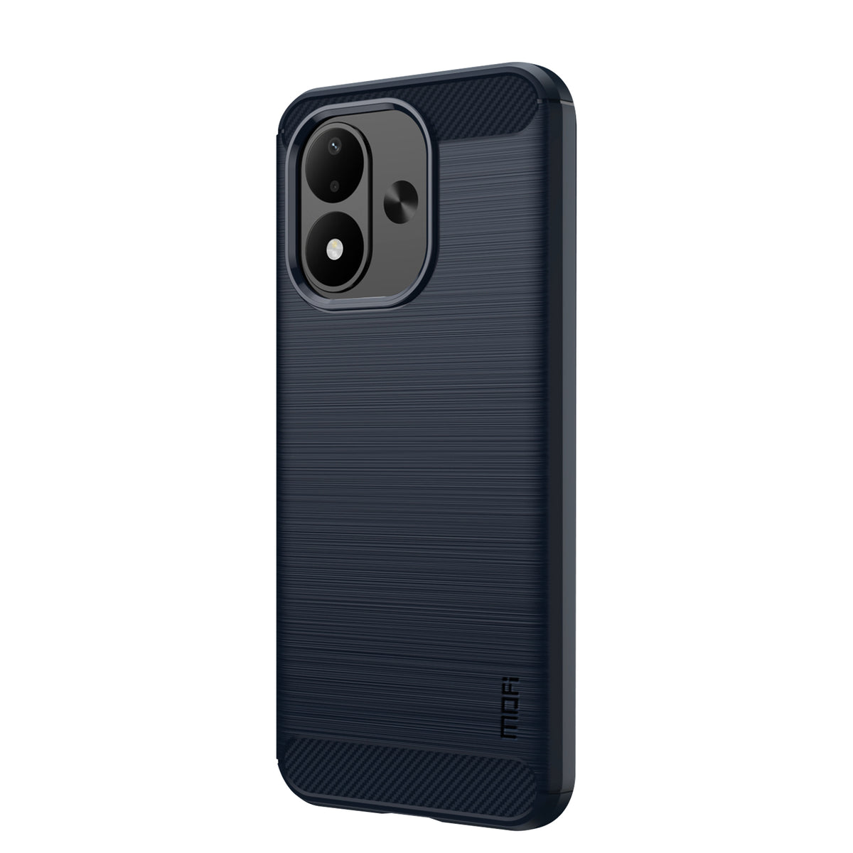 MOFI for Xiaomi Redmi Note 17 4G (Global) / Note 17 5G (Global) / Note 17 (India / China) 5G Back Cover  Brushed Texture Carbon Fiber Soft TPU Case