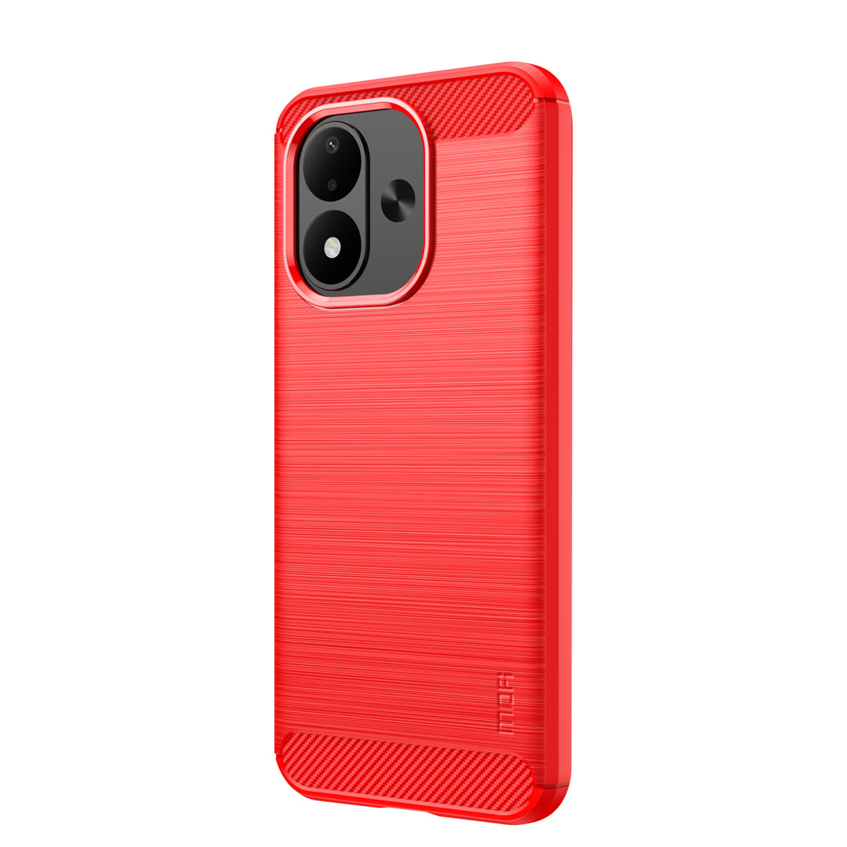 MOFI for Xiaomi Redmi Note 17 4G (Global) / Note 17 5G (Global) / Note 17 (India / China) 5G Back Cover  Brushed Texture Carbon Fiber Soft TPU Case