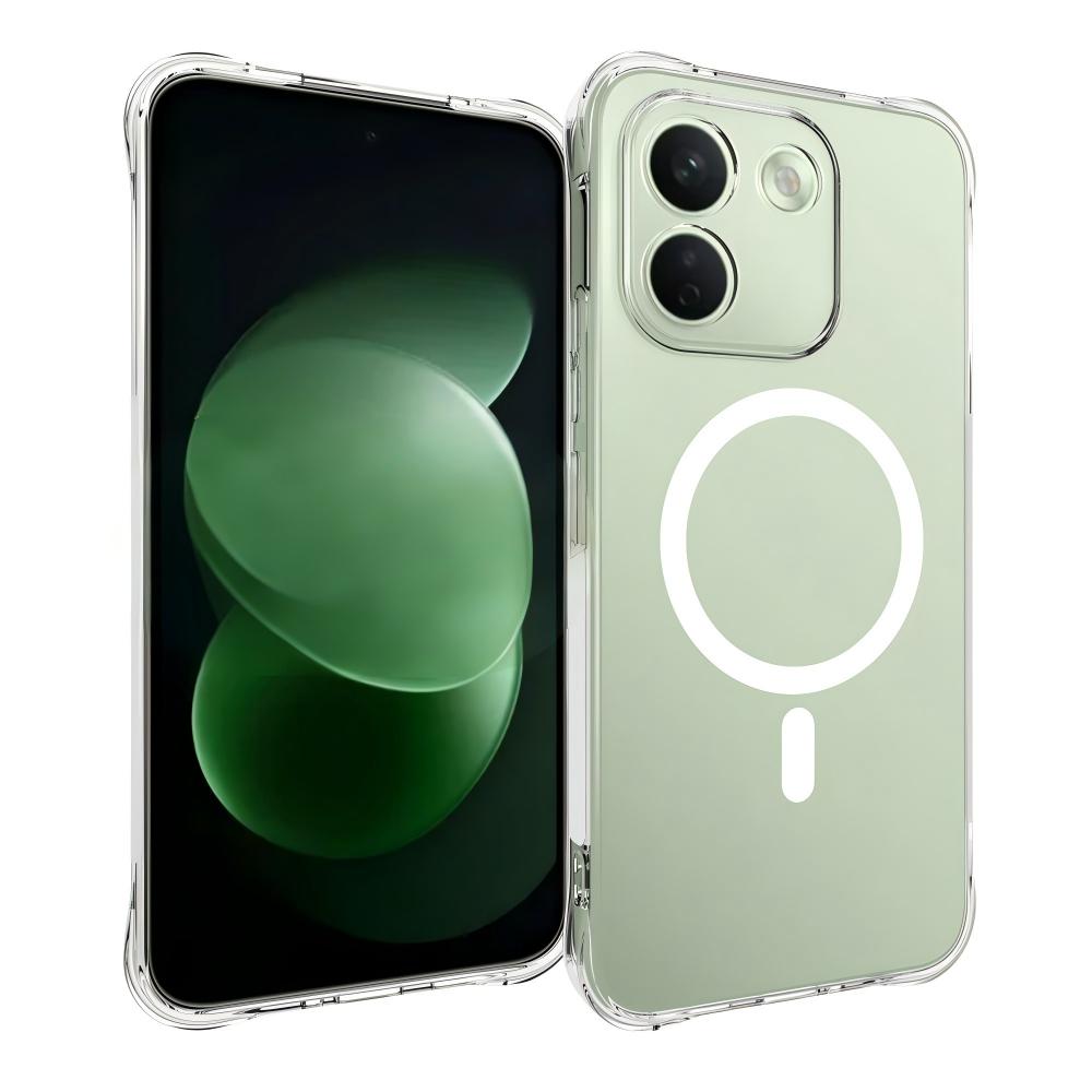 WANLONFENG for Xiaomi Redmi Note 17 Pro+ 5G / Xiaomi Redmi Note 17 Pro Max 5G TM1 Series 2.0mm Magnetic Case Clear TPU Phone Back Cover