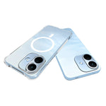 WANLONFENG for Xiaomi Redmi Note 17 Pro 5G TM1 Series 2.0mm Magnetic Case Clear TPU Phone Back Cover