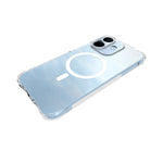 WANLONFENG for Xiaomi Redmi Note 17 Pro 5G WL1 Series 2.0mm Magnetic Case Clear TPU Phone Back Cover with 2Pcs Screen Films