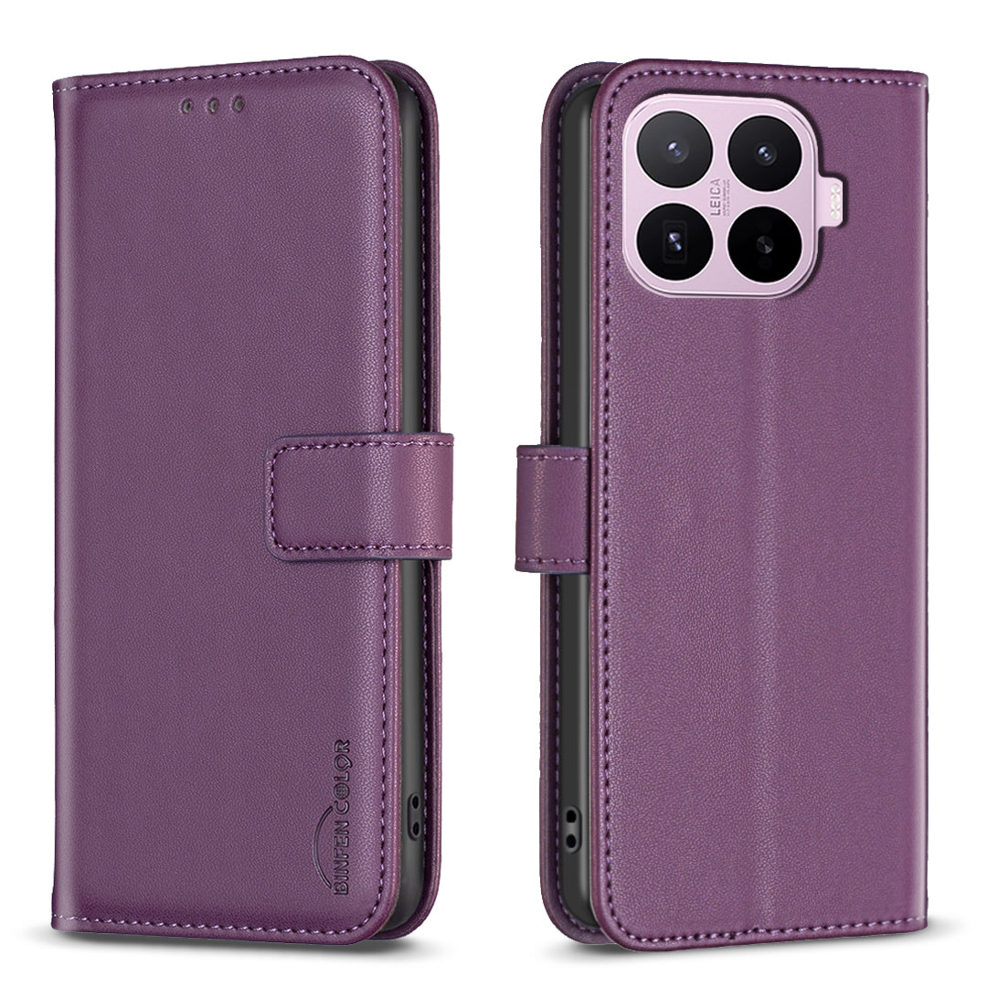 BINFEN COLOR til Xiaomi 17T BF17-mobilcover Tegnebogsetui Flip-læderetui