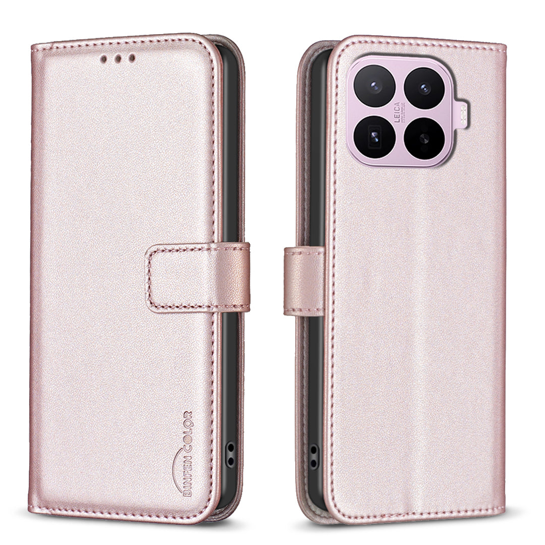 BINFEN COLOR til Xiaomi 17T BF17-mobilcover Tegnebogsetui Flip-læderetui