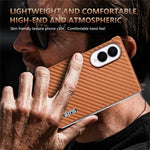AZNS For Samsung Galaxy Z Fold8 Case Electroplating Carbon Fiber Texture PU + TPU Phone Cover