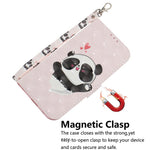 For Honor 600 Smart 5G  /  X7e Plus 5G Case Pattern Printing Leather Wallet Phone Cover with Wrist Strap