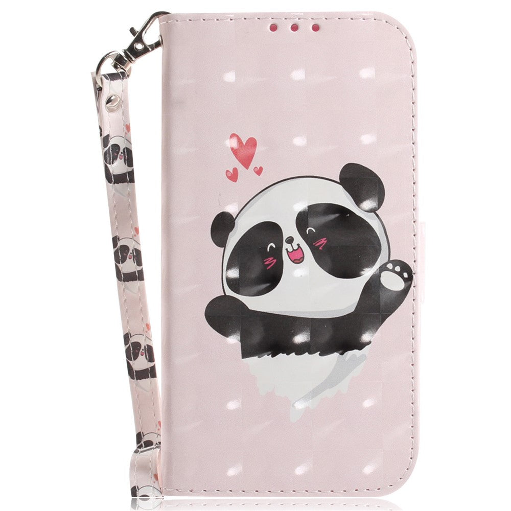For Xiaomi Redmi Note 17 Pro 5G Case Pattern Printing Leather Wallet Phone Cover with Wrist Strap