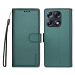 BETOPNICE för Motorola Signature 5G / Motorola Moto X70 Air Pro 5G 006 Fodral RFID-blockerande plånboksfodral i läder med handledsrem